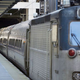The long line of train cars Broberg traversed Monday in search of a usable restroom.